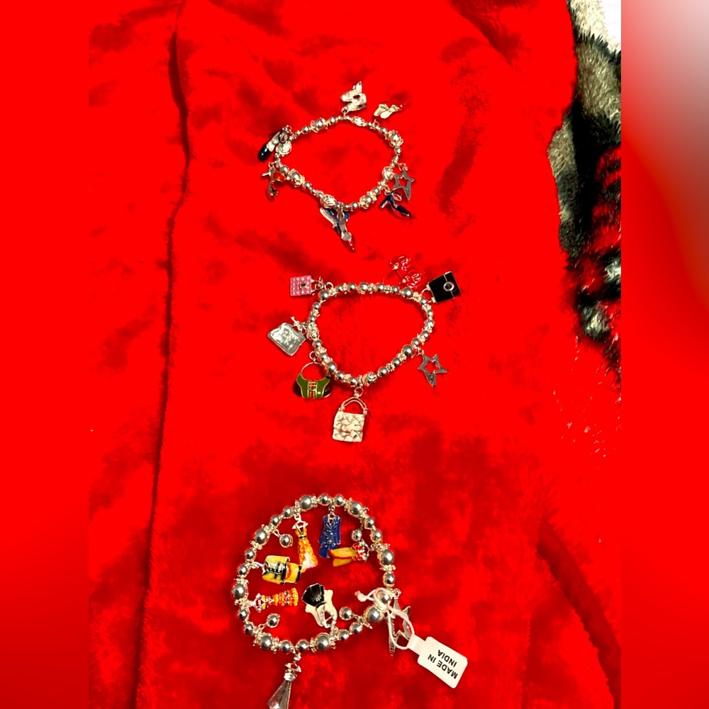 Set Of 3 Brand New Stretch Bracelets